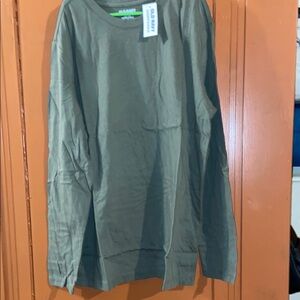 Old Navy Green Long Sleeve Tee